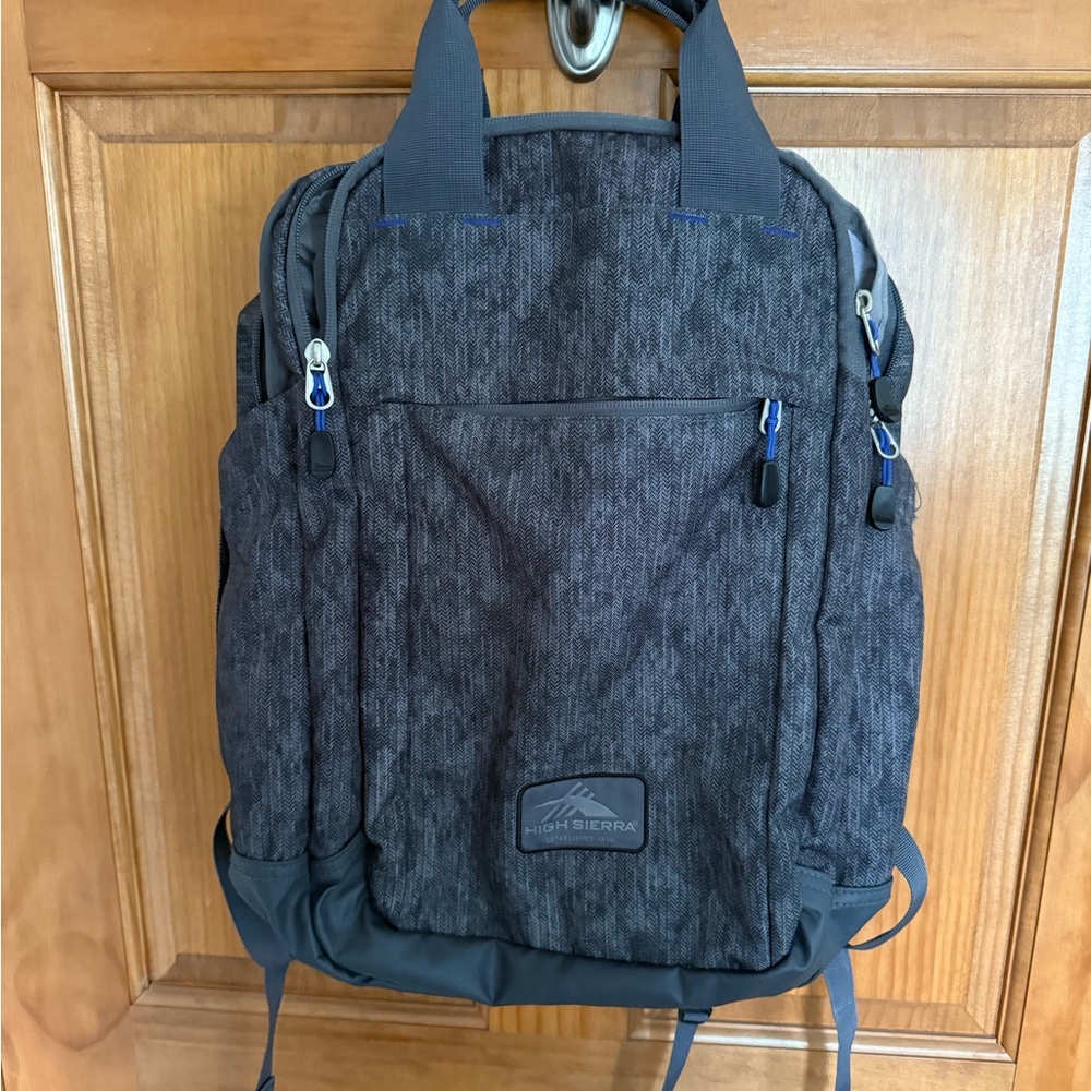 High Sierra Charcoal Gray Backpack for Men